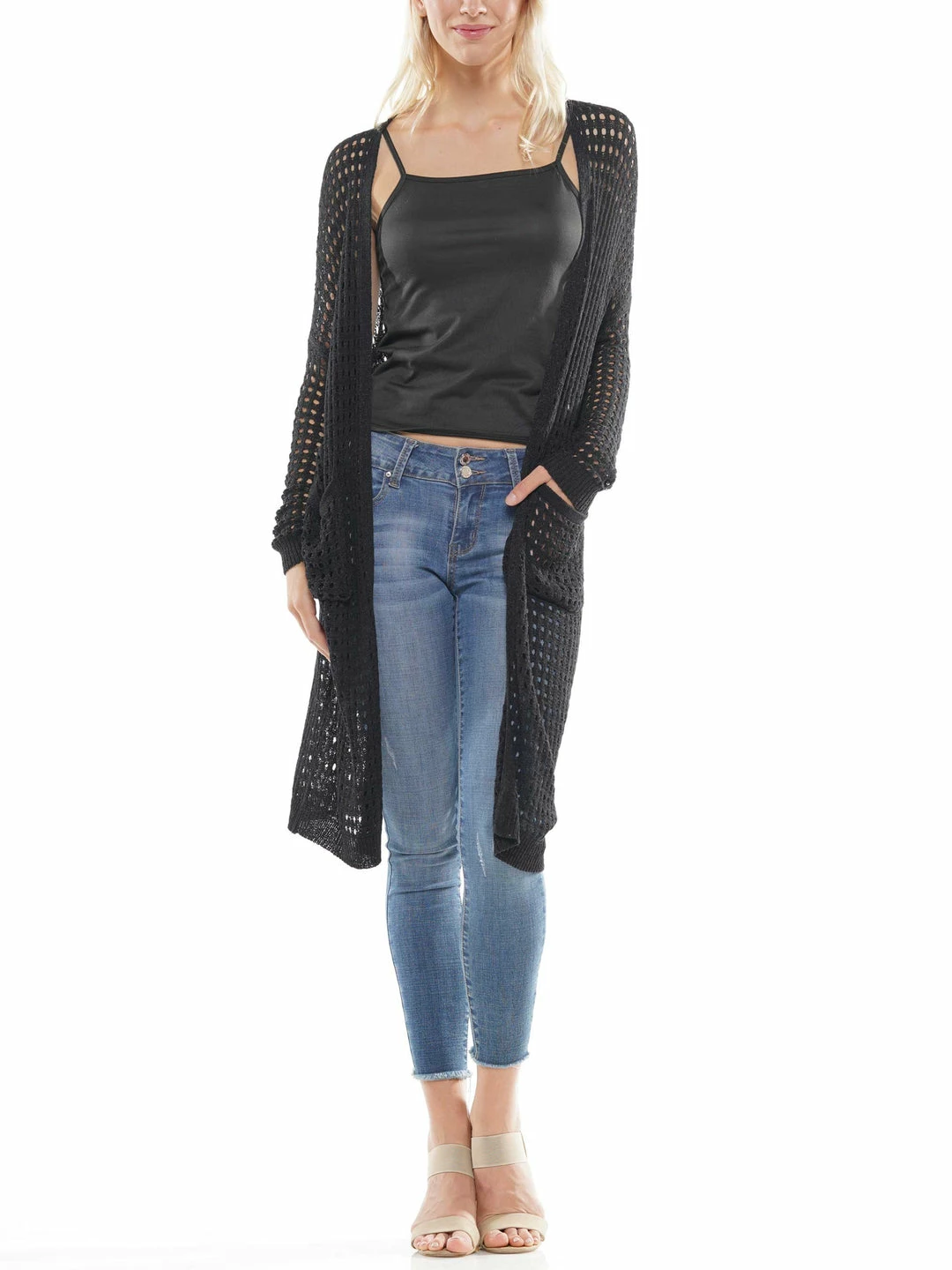 Why Dress Long Sleeve Jersey Knit Cardigan 6 Why Dress Long Sleeve Jersey Knit Cardigan