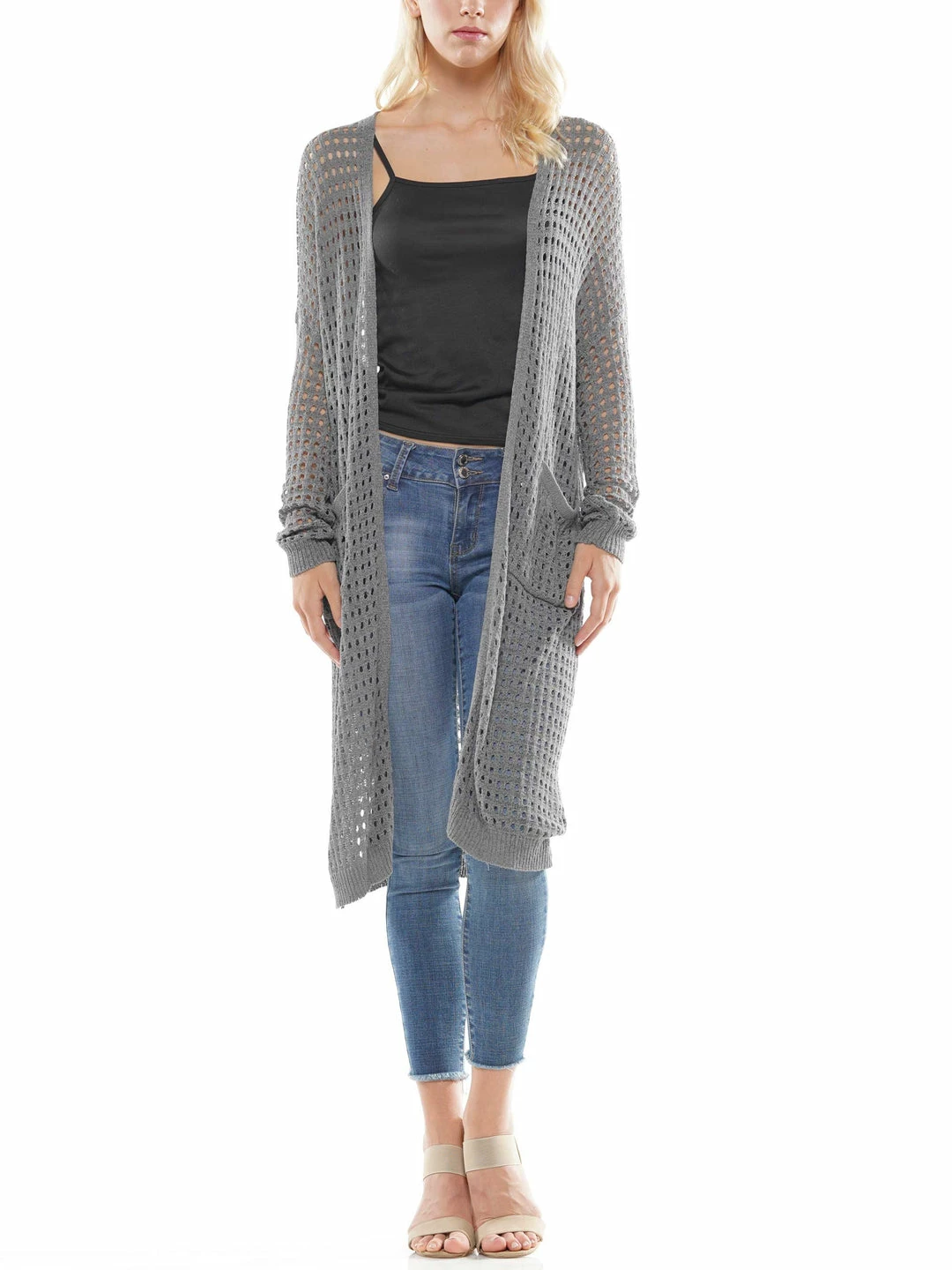 Why Dress Long Sleeve Jersey Knit Cardigan 3 Why Dress Long Sleeve Jersey Knit Cardigan