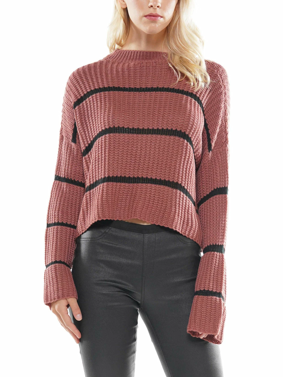 Why Dress Striped Crop Knit 3 Why Dress Striped Crop Knit