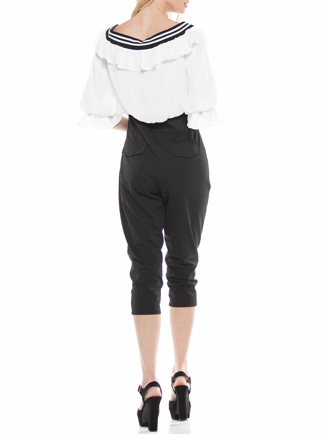 Why Dress JUMPSUITS Off The Shoulder Ruffle Detail Jump Suit 5 Why Dress JUMPSUITS Off The Shoulder Ruffle Detail Jump Suit