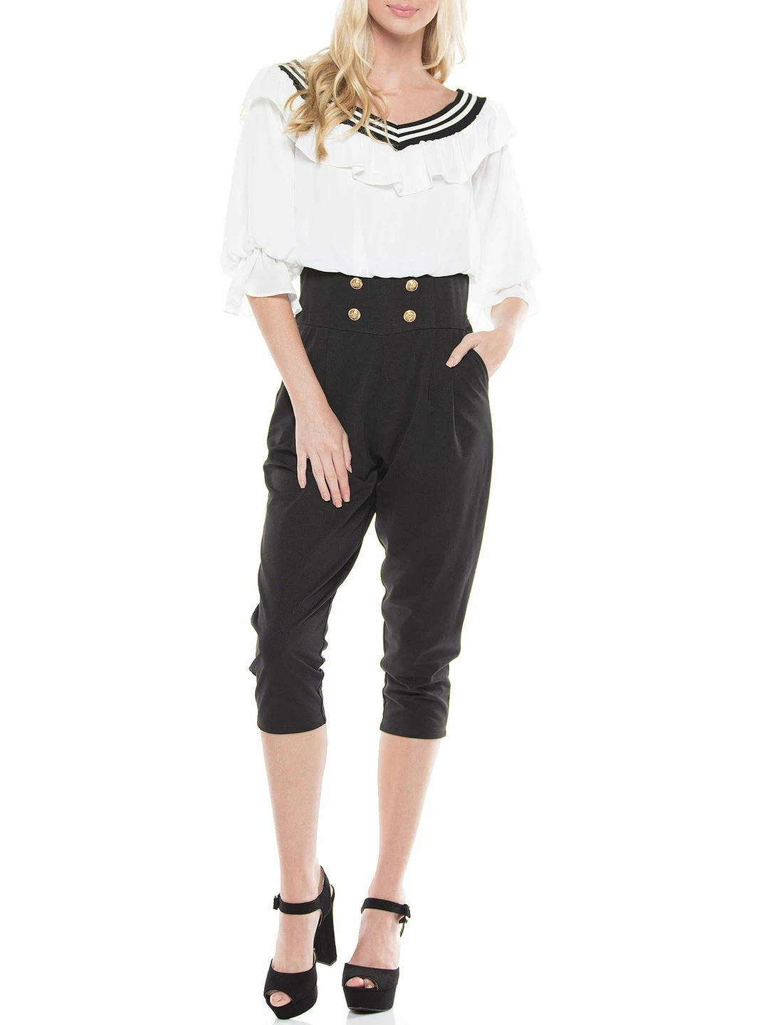 Why Dress JUMPSUITS Off The Shoulder Ruffle Detail Jump Suit 3 Why Dress JUMPSUITS Off The Shoulder Ruffle Detail Jump Suit