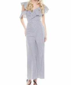 Why Dress Ruffled Off The Shoulder Jumpsuit