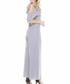 Why Dress Ruffled Off The Shoulder Jumpsuit