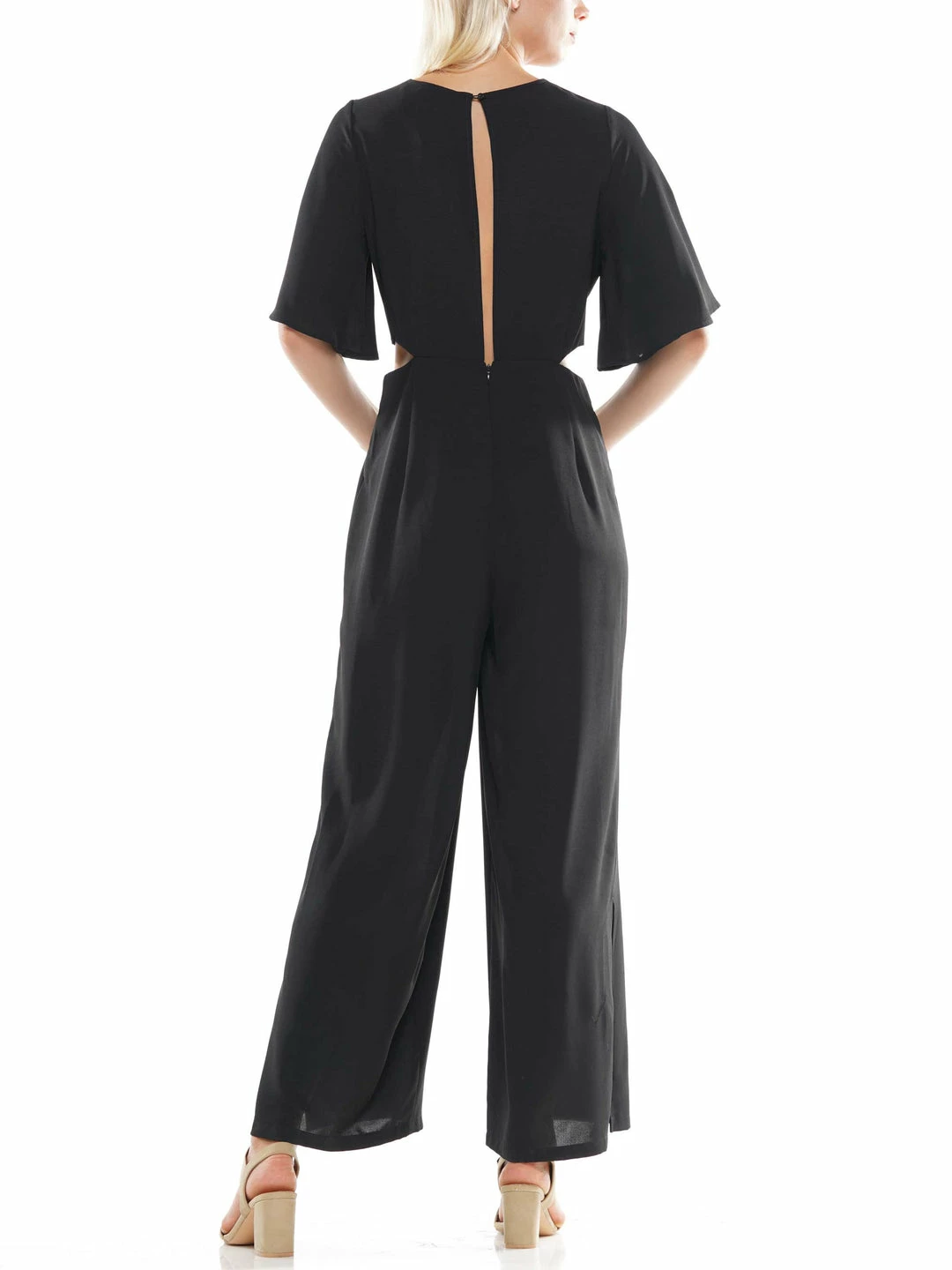 Why Dress Flowy V-neck Jumpsuit 8 Why Dress Flowy V-neck Jumpsuit