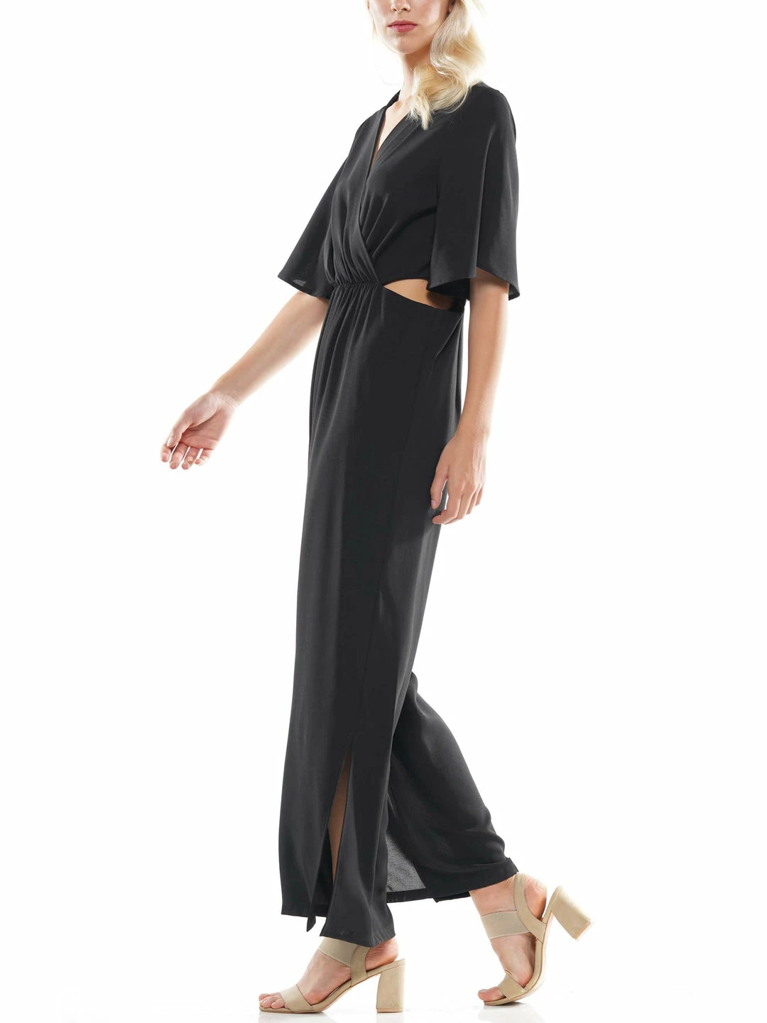 Why Dress Flowy V-neck Jumpsuit 7 Why Dress Flowy V-neck Jumpsuit