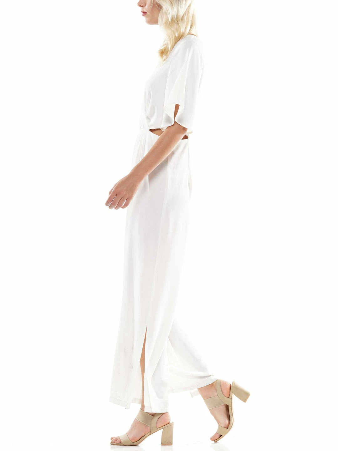 Why Dress Flowy V-neck Jumpsuit 4 Why Dress Flowy V-neck Jumpsuit