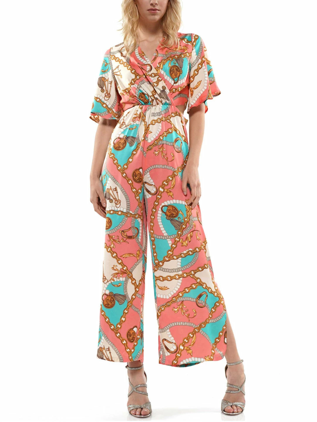 Why Dress JUMPSUITS Scarf Printed Jumpsuit 3 Why Dress JUMPSUITS Scarf Printed Jumpsuit