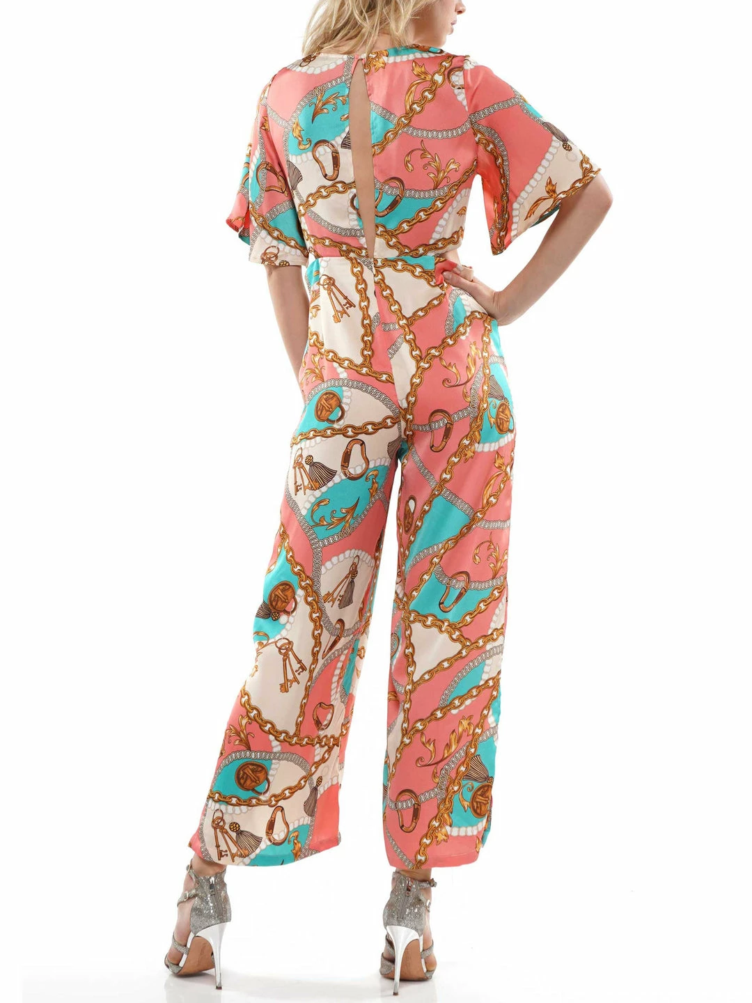 Why Dress JUMPSUITS Scarf Printed Jumpsuit 5 Why Dress JUMPSUITS Scarf Printed Jumpsuit