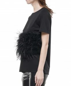 Why Dress Ostrich Feather T-shirt 15 Why Dress Ostrich Feather T-shirt