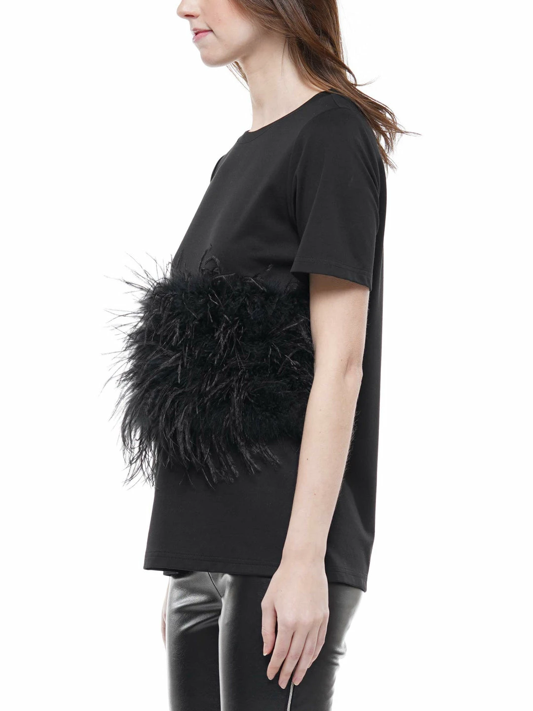 Why Dress Ostrich Feather T-shirt 8 Why Dress Ostrich Feather T-shirt