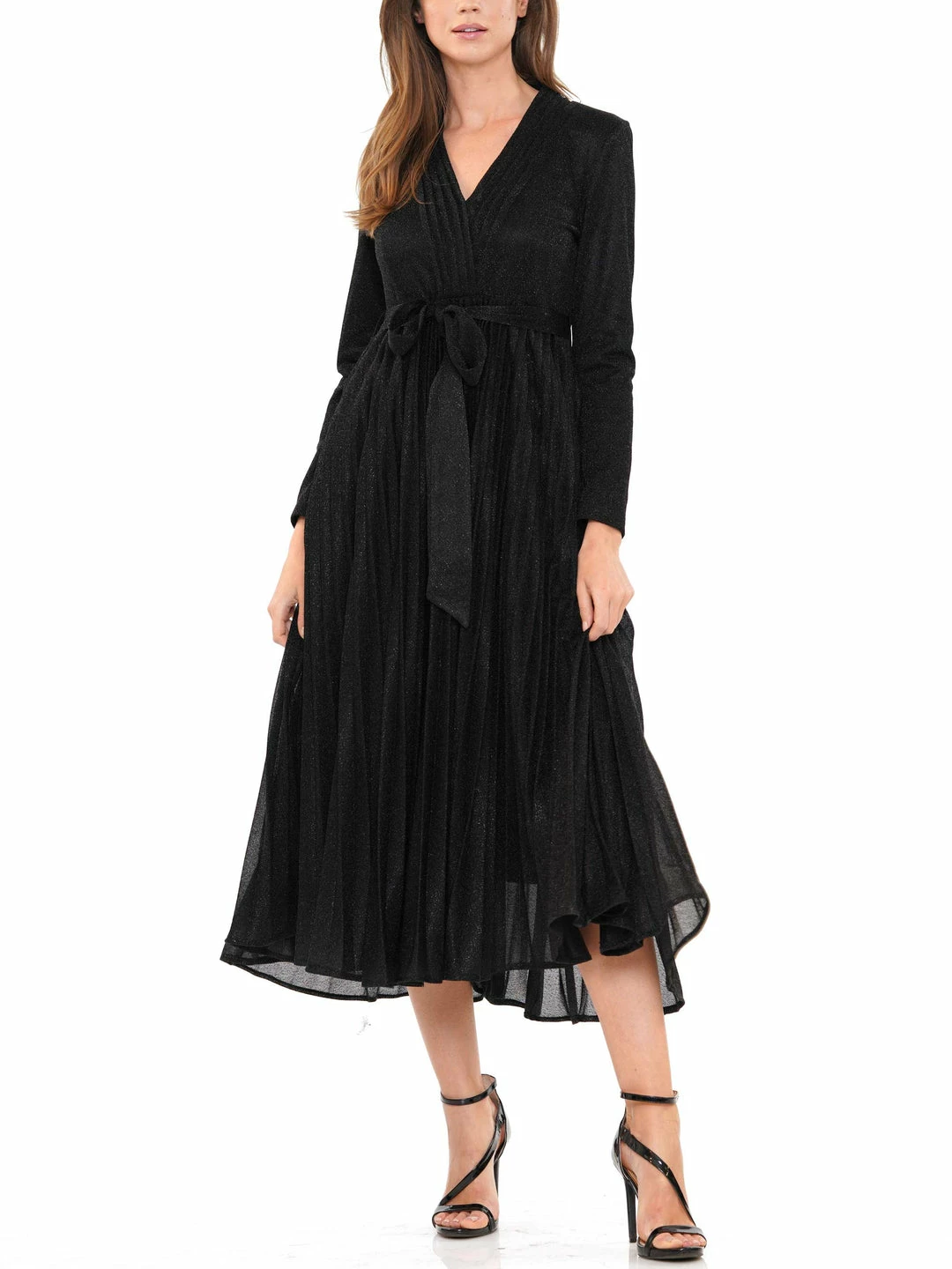 Why Dress Metallic Fabric Pleated Dress DRESSES 8 Why Dress Metallic Fabric Pleated Dress DRESSES