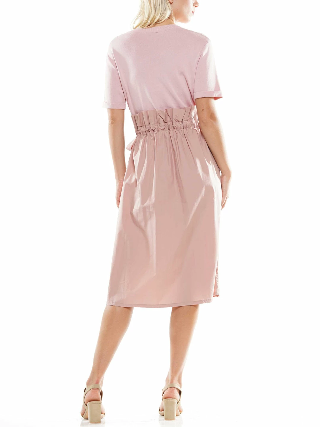 Why Dress Mixed Media Knit And Woven Dress 8 Why Dress Mixed Media Knit And Woven Dress