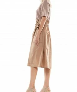 Why Dress Mixed Media Knit And Woven Dress