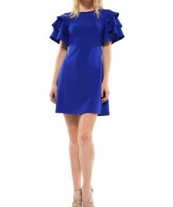 Why Dress DRESSES Tiered Ruffle Sleeve Dress 17 Why Dress DRESSES Tiered Ruffle Sleeve Dress