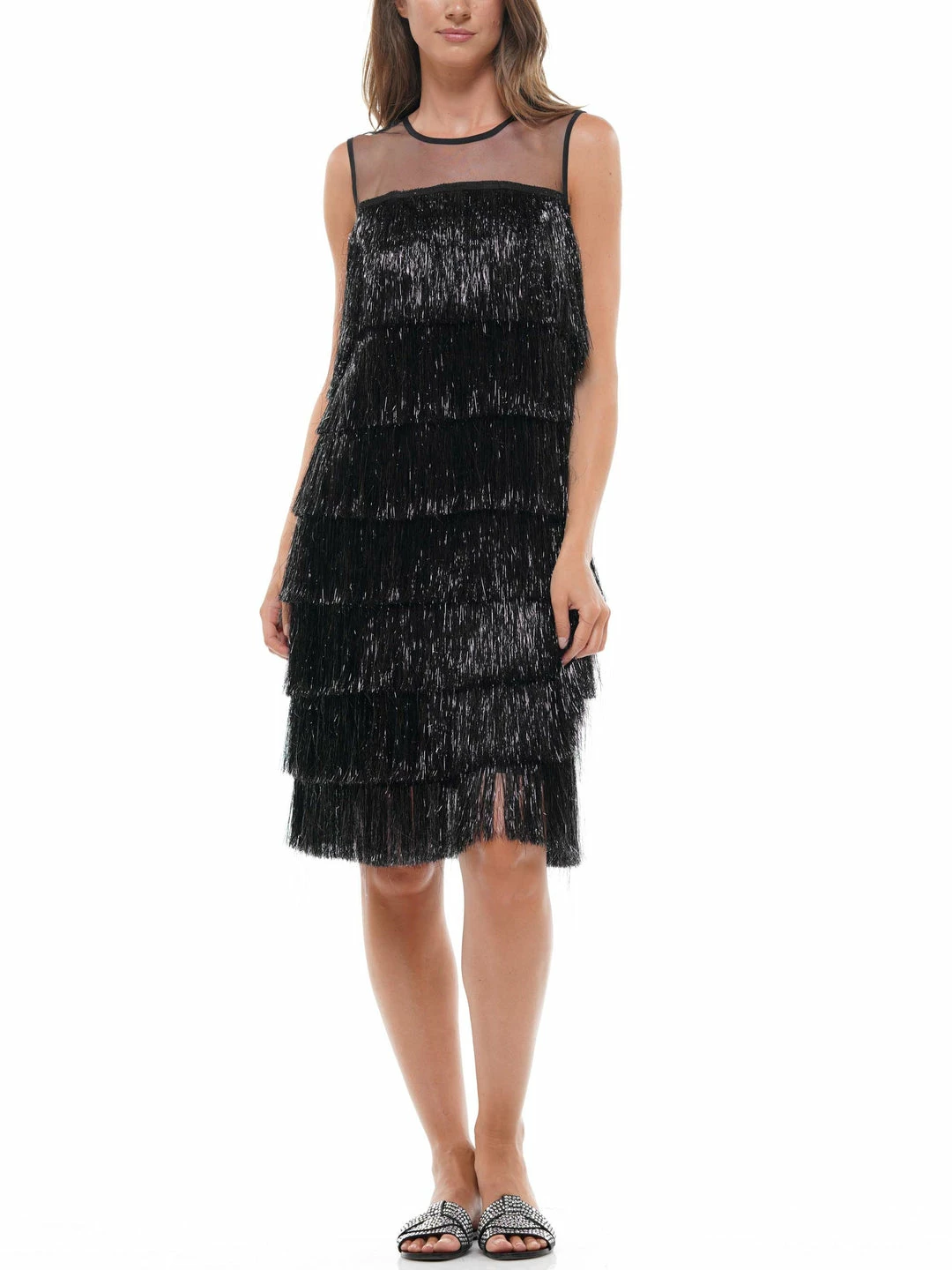 Why Dress Fringe Mesh Dress 3 Why Dress Fringe Mesh Dress