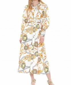 Why Dress DRESSES Chain Printed Dress