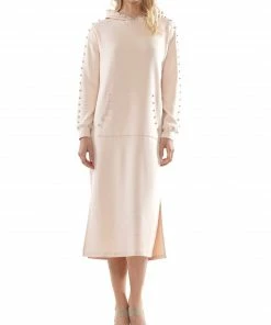 Why Dress NEW ARRIVALS Light Lyocell Hooded Pocket Dress With Gemstone 11 Why Dress NEW ARRIVALS Light Lyocell Hooded Pocket Dress With Gemstone