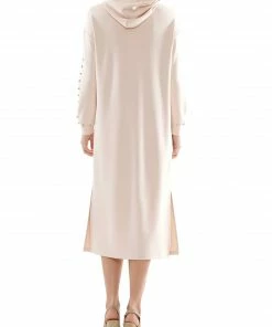 Why Dress NEW ARRIVALS Light Lyocell Hooded Pocket Dress With Gemstone 13 Why Dress NEW ARRIVALS Light Lyocell Hooded Pocket Dress With Gemstone