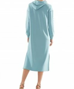 Why Dress NEW ARRIVALS Light Lyocell Hooded Pocket Dress With Gemstone 10 Why Dress NEW ARRIVALS Light Lyocell Hooded Pocket Dress With Gemstone