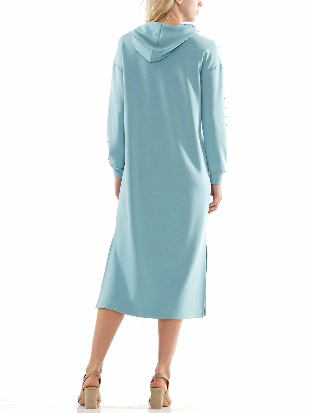 Why Dress NEW ARRIVALS Light Lyocell Hooded Pocket Dress With Gemstone 5 Why Dress NEW ARRIVALS Light Lyocell Hooded Pocket Dress With Gemstone