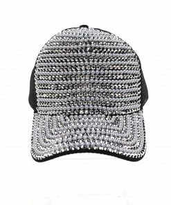 Why Dress CRYSTAL STUDDED RHINESTONE CAP