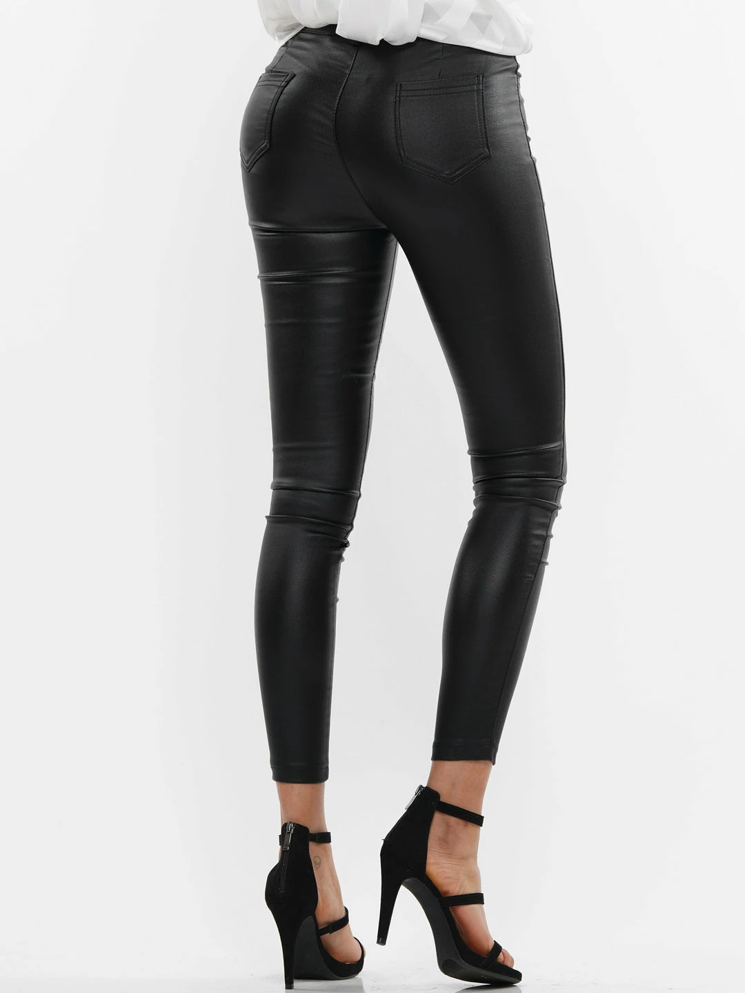 Why Dress SHINY MID RISE SKINNY PANTS 5 Why Dress SHINY MID RISE SKINNY PANTS