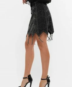 Why Dress HEATSTONES FRINGE SKIRT