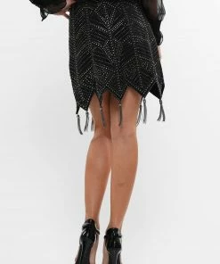 Why Dress HEATSTONES FRINGE SKIRT