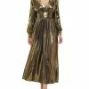 Why Dress DRESSES V-neck Metallic Backless Maxi Dress 2 Why Dress DRESSES V-neck Metallic Backless Maxi Dress