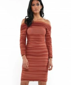 Why Dress DRESSES OFF THE SHOULDER MINI DRESS