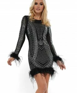 Why Dress LITTLE FEATHER MINI DRESS