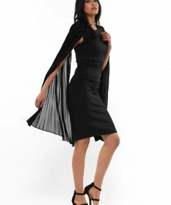Why Dress PLEATED SLEEVE MIDI DRESS DRESSES 11 Why Dress PLEATED SLEEVE MIDI DRESS DRESSES