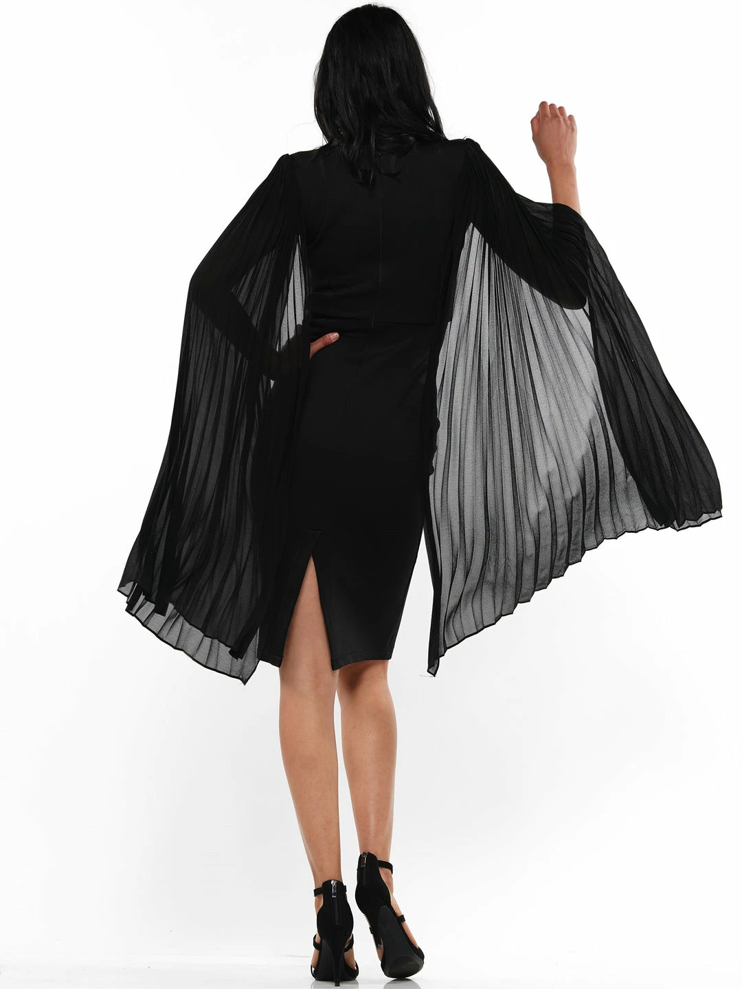 Why Dress PLEATED SLEEVE MIDI DRESS DRESSES 5 Why Dress PLEATED SLEEVE MIDI DRESS DRESSES