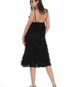 Why Dress RUTHLESS SATIN STRAP BACKLESS FEATHER MIDI DRESS 12 Why Dress RUTHLESS SATIN STRAP BACKLESS FEATHER MIDI DRESS