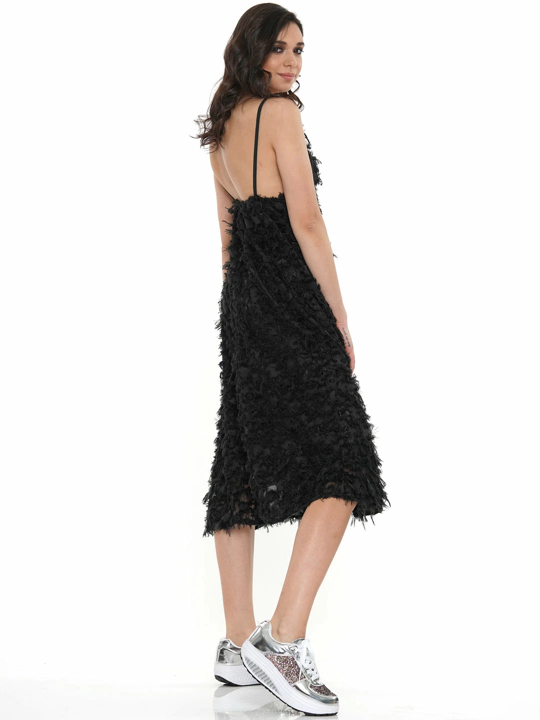 Why Dress RUTHLESS SATIN STRAP BACKLESS FEATHER MIDI DRESS 4 Why Dress RUTHLESS SATIN STRAP BACKLESS FEATHER MIDI DRESS