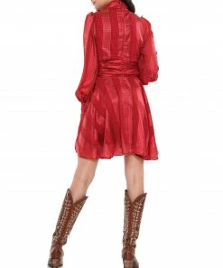 Why Dress Keyhole Neckline Mini Dress DRESSES