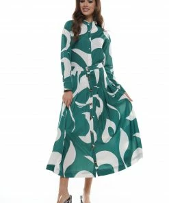 Why Dress DRESSES PRINT BUTTON DOWN MIDI DRESS 11 Why Dress DRESSES PRINT BUTTON DOWN MIDI DRESS