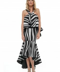 Why Dress ZEBRA STRAP DRESS SUIT DRESSES