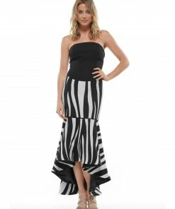 Why Dress ZEBRA STRAP DRESS SUIT DRESSES