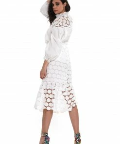 Why Dress DRESSES CUTOUT POLKA DOT SKIRT