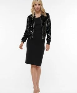 Why Dress SEQUIN SPARKLY ZIPPER JACKET