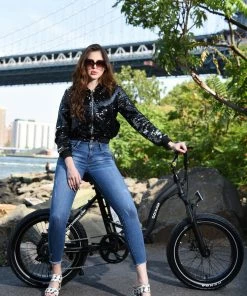 Why Dress SEQUIN SPARKLY ZIPPER JACKET