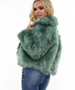 Why Dress FAUX FUR CROP JACKET 18 Why Dress FAUX FUR CROP JACKET