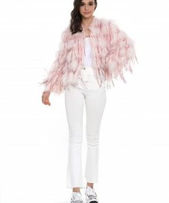 Why Dress SEQUIN FURRY FRINGE DETAIL JACKET 9 Why Dress SEQUIN FURRY FRINGE DETAIL JACKET