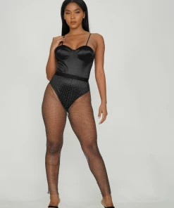 Why Dress HOT NET RHINESTONES PANTS