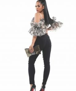 Why Dress SALE EMB OFF-SHOULDER