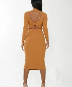 Why Dress BACKLESS CROSS DETAIL MERMAID DRESS KNIT TOP 22 Why Dress BACKLESS CROSS DETAIL MERMAID DRESS KNIT TOP