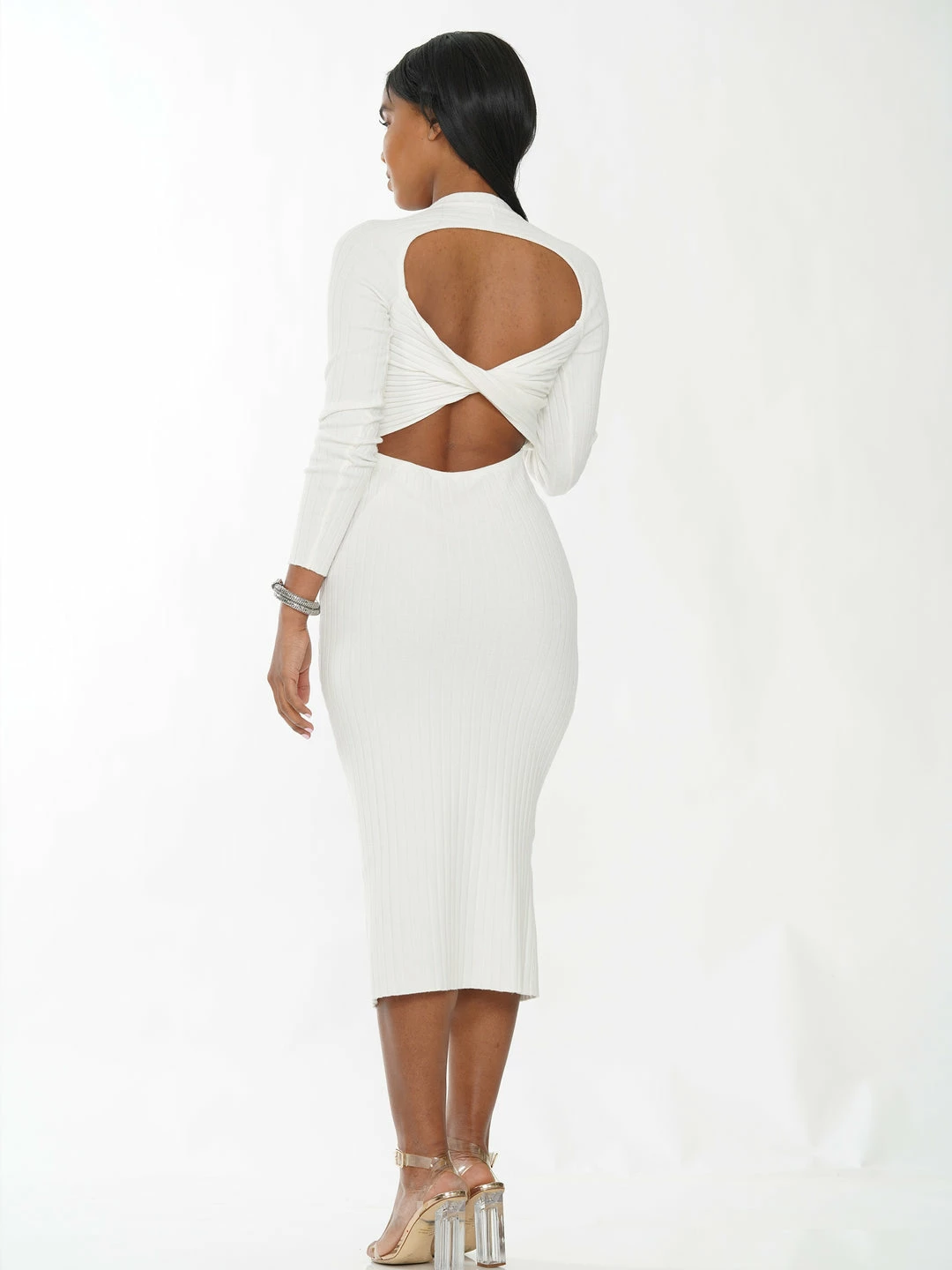 Why Dress BACKLESS CROSS DETAIL MERMAID DRESS KNIT TOP 9 Why Dress BACKLESS CROSS DETAIL MERMAID DRESS KNIT TOP