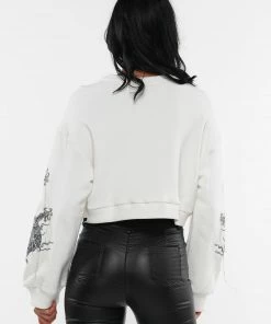 Why Dress EMBROIDERY SLEEVE TIERED DETAIL COTTON CROP TOP 13 Why Dress EMBROIDERY SLEEVE TIERED DETAIL COTTON CROP TOP