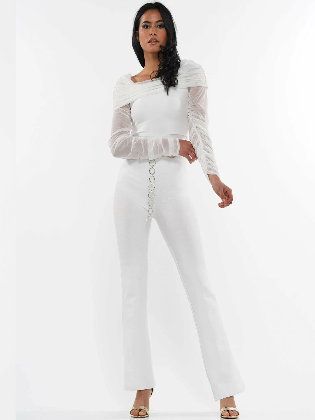 Why Dress EYELET CHAIN DETAIL JUMPSUIT 6 Why Dress EYELET CHAIN DETAIL JUMPSUIT